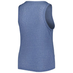Atlanta Braves Soft as a Grape Women's Plus Size High Neck Tri-Blend Tank Top for sale