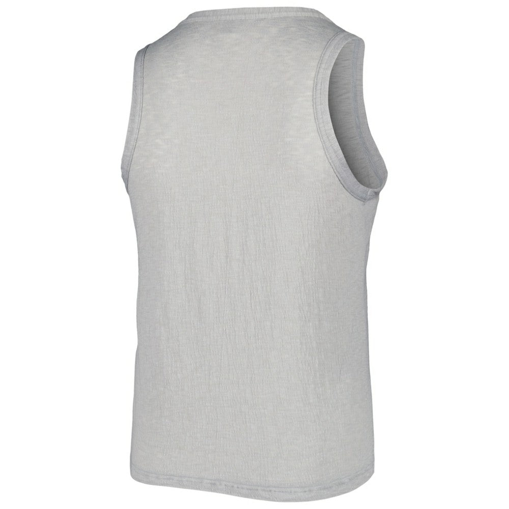 Chicago White Sox Soft as a Grape Women's Plus Size High Neck Tri-Blend Tank Top for sale