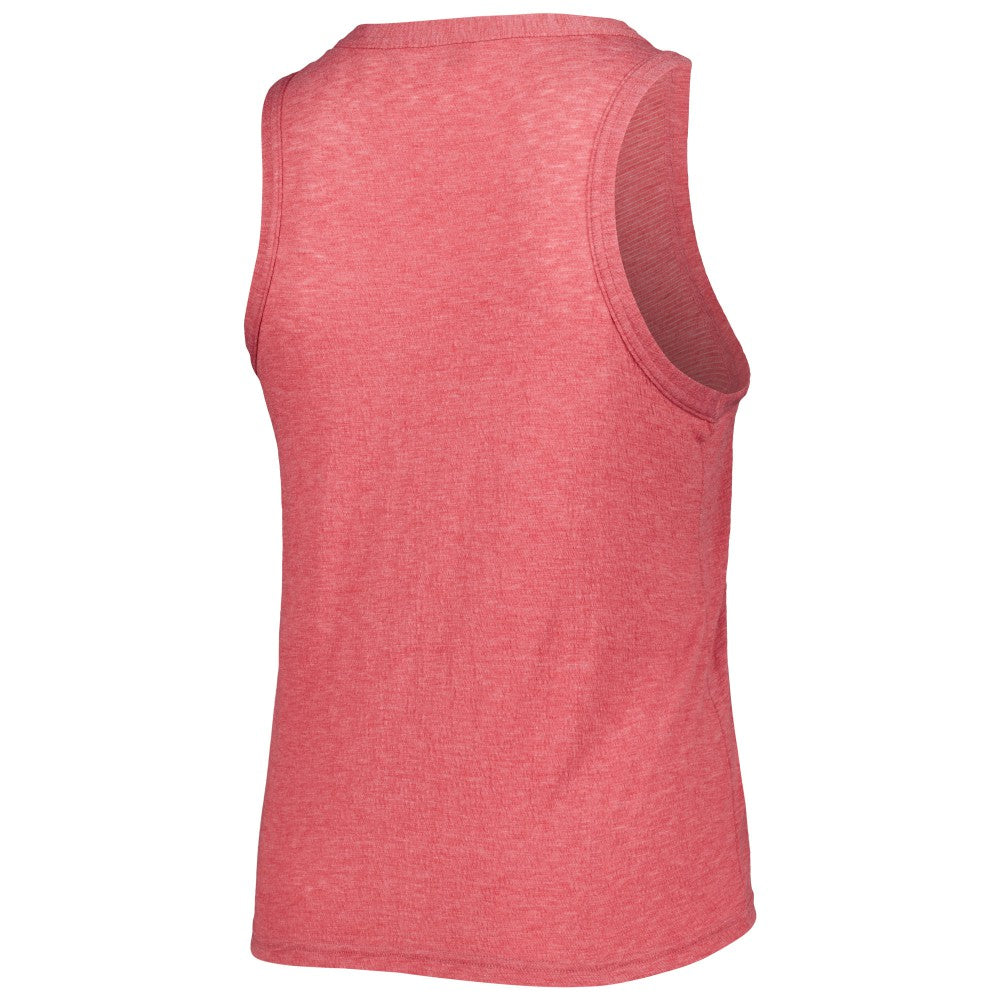 Los Angeles Angels Soft as a Grape Women's Plus Size High Neck Tri-Blend Tank Top Online