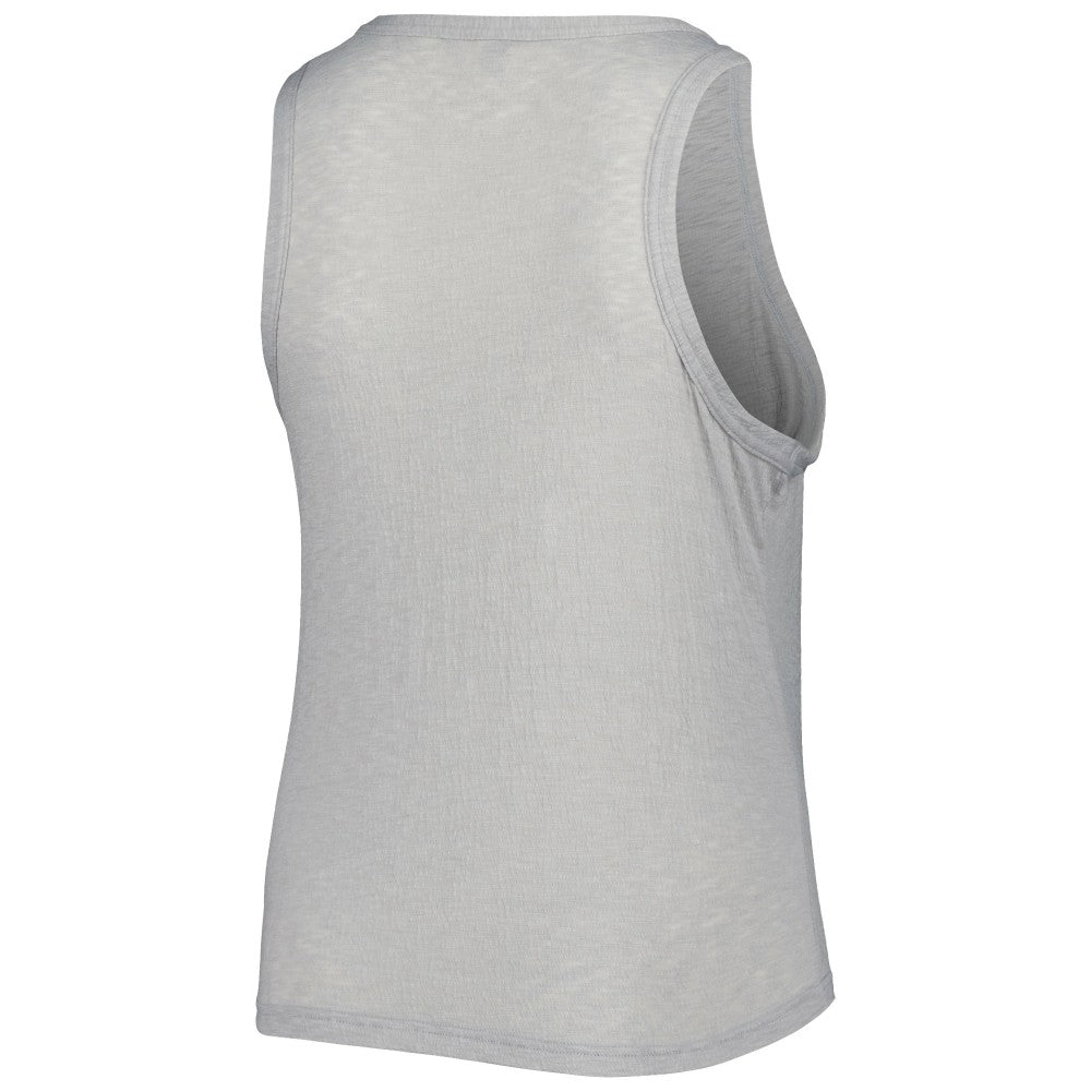 Miami Marlins Soft as a Grape Women's Plus Size High Neck Tri-Blend Tank Top Online
