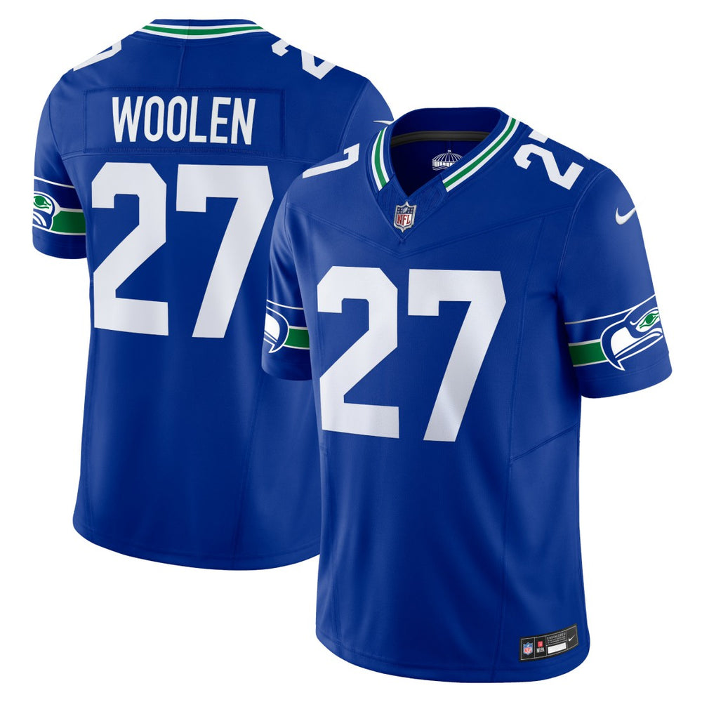 Tariq Woolen Seattle Seahawks Alternate Vapor F.U.S.E. Limited Jersey - Royal - Nike