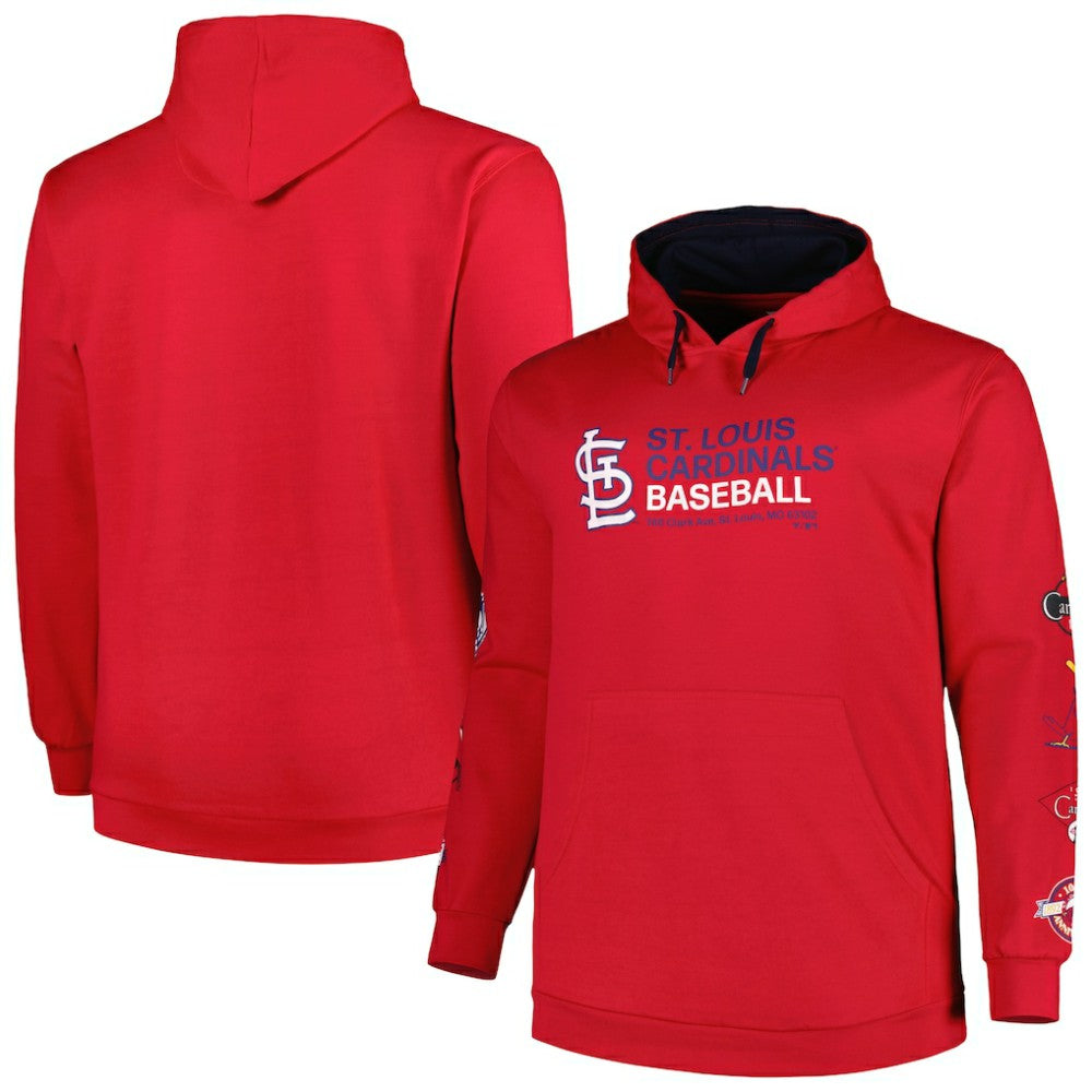 St. Louis Cardinals Big & Tall Fleece Pullover Hoodie for sale