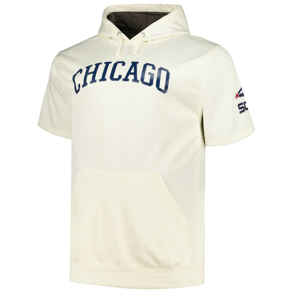 Chicago White Sox Profile Big & Tall Contrast Short Sleeve Pullover Hoodie Online