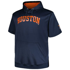 Houston Astros Profile Big & Tall Contrast Short Sleeve Pullover Hoodie Near Me