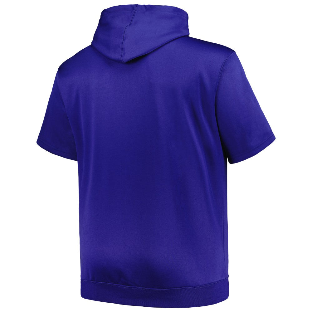 New York Mets Profile Big & Tall Contrast Short Sleeve Pullover Hoodie Discount