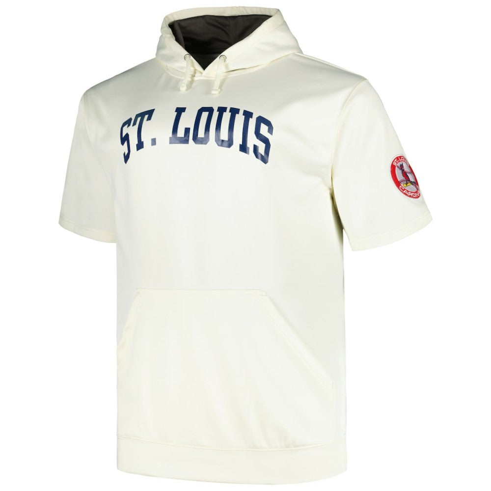St. Louis Cardinals Profile Big & Tall Contrast Short Sleeve Pullover Hoodie Near Me
