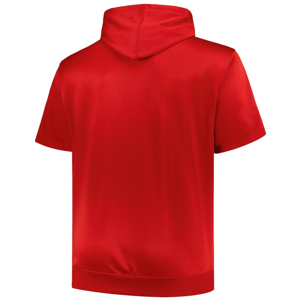 St. Louis Cardinals Profile Big & Tall Contrast Short Sleeve Pullover Hoodie for sale