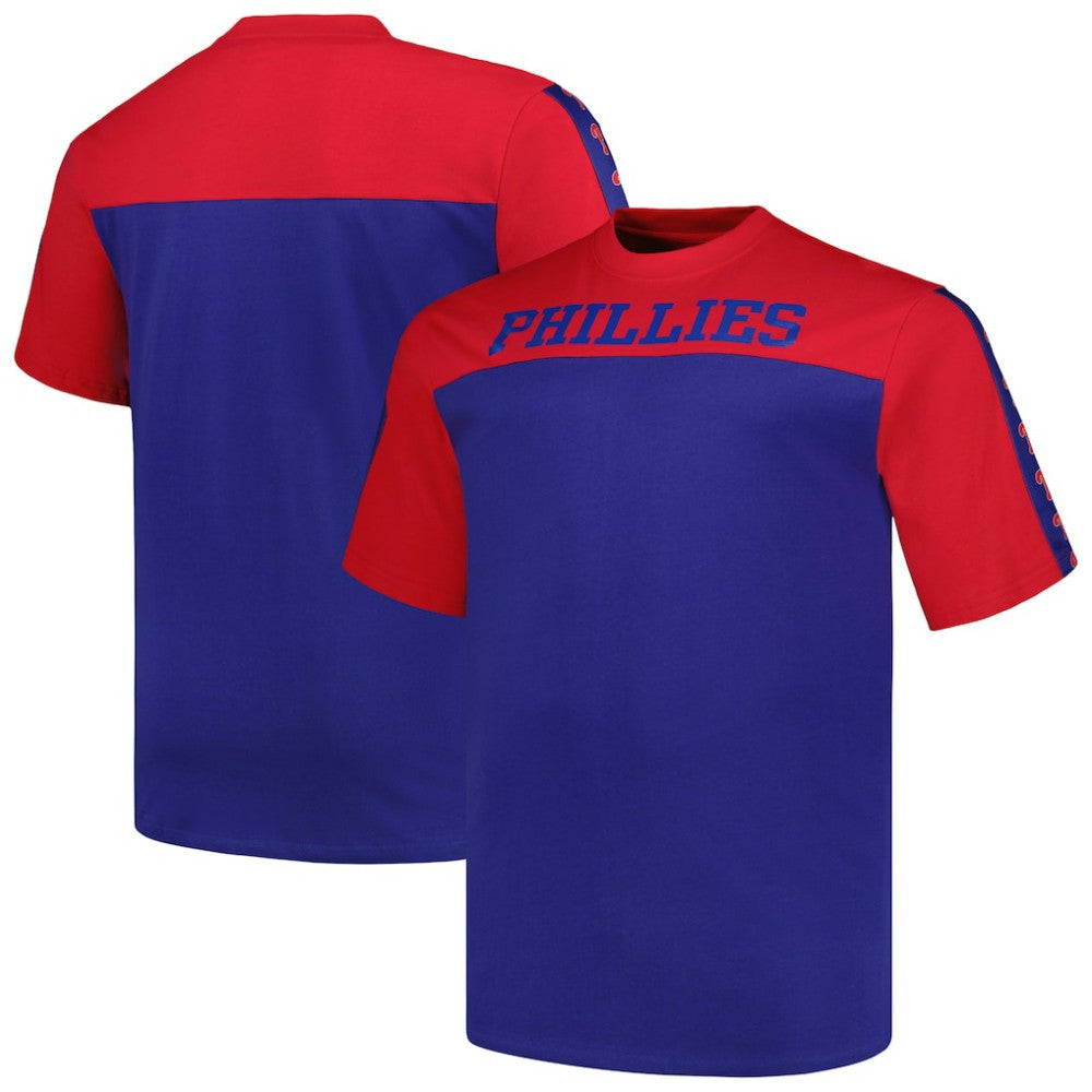 Philadelphia Phillies Profile Big & Tall Yoke Knit T-Shirt for sale