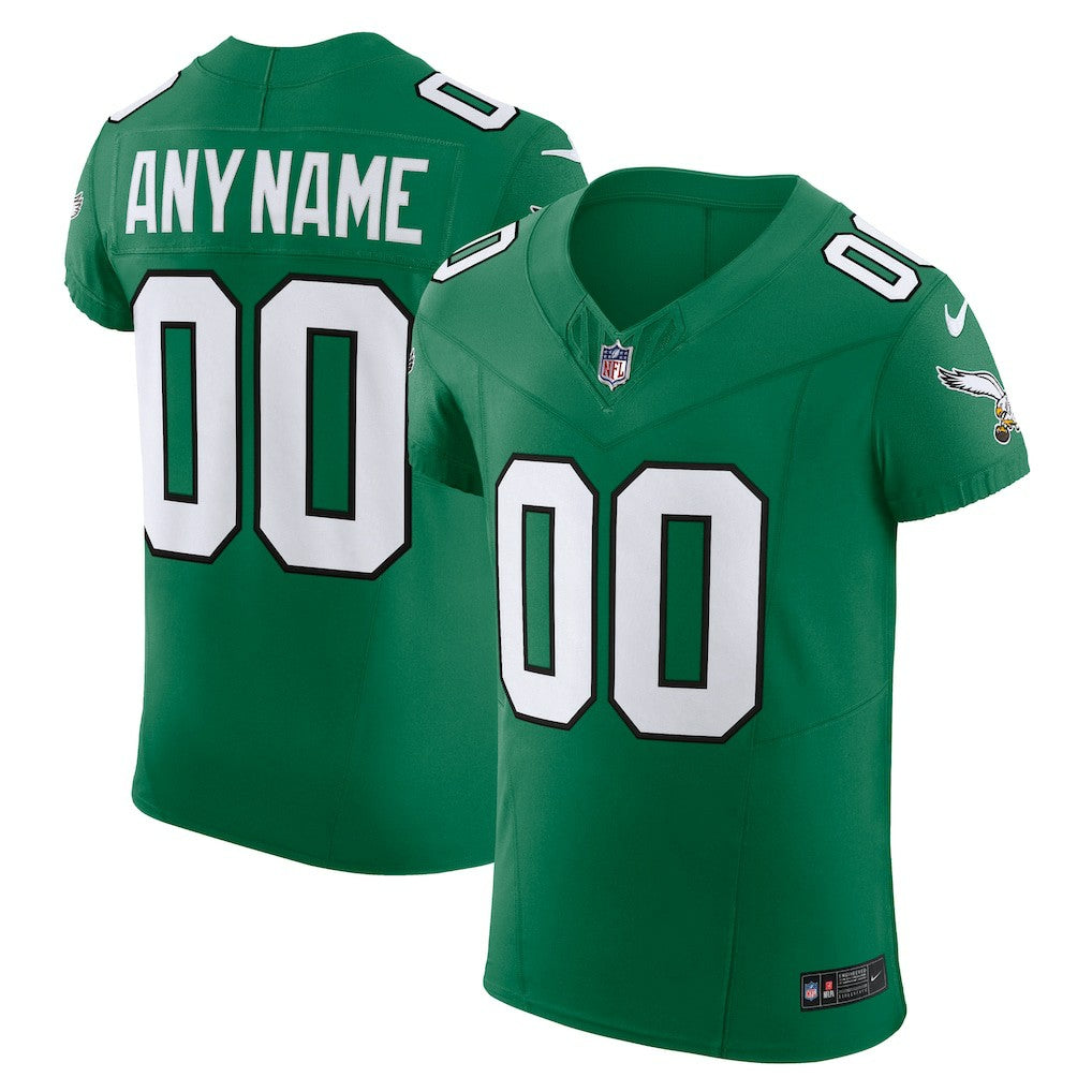 Philadelphia Eagles 2nd Alternate Vapor F.U.S.E. Elite Custom Jersey - Kelly Green - Nike