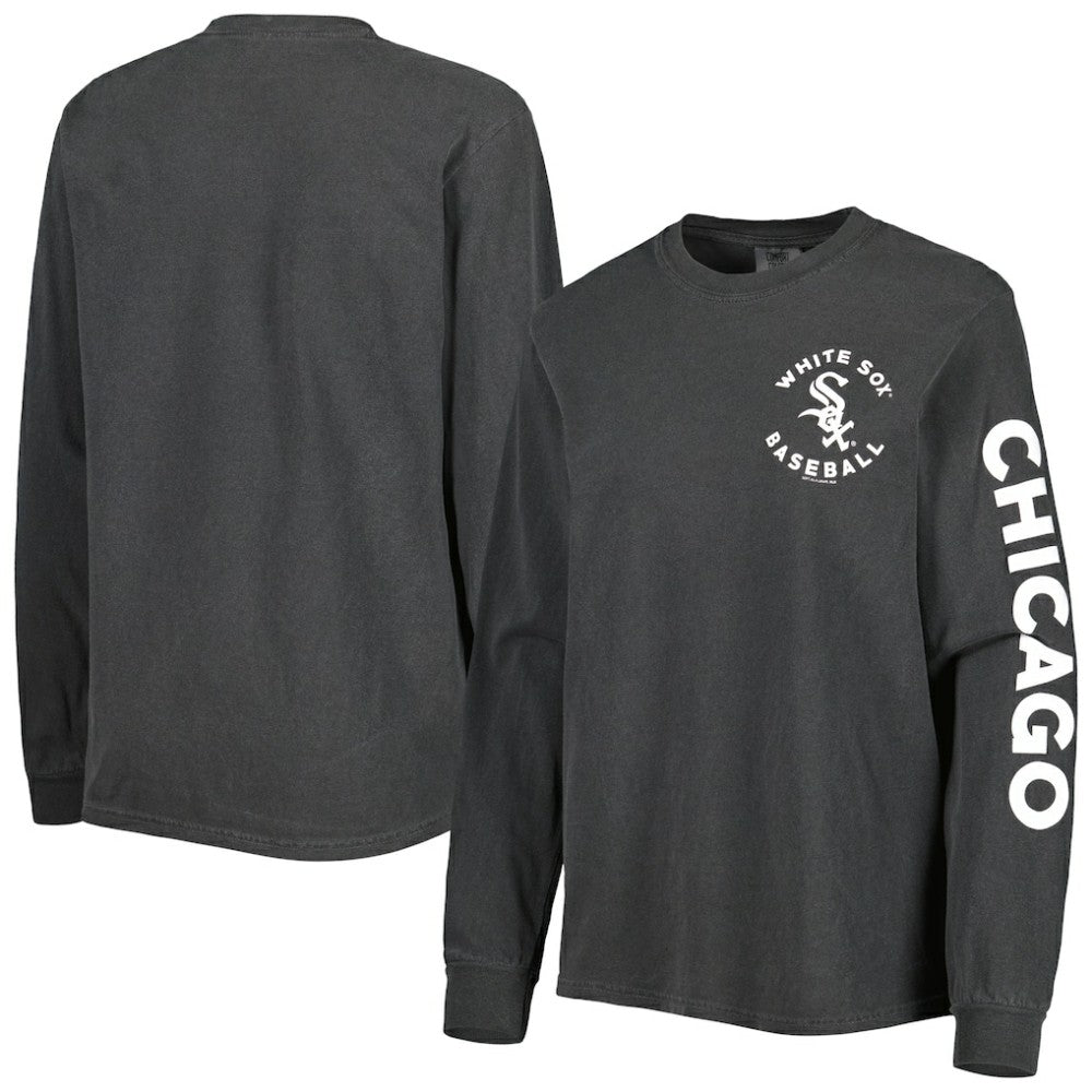 Chicago White Sox Soft as a Grape Women's Team Pigment Dye Long Sleeve T-Shirt Near Me