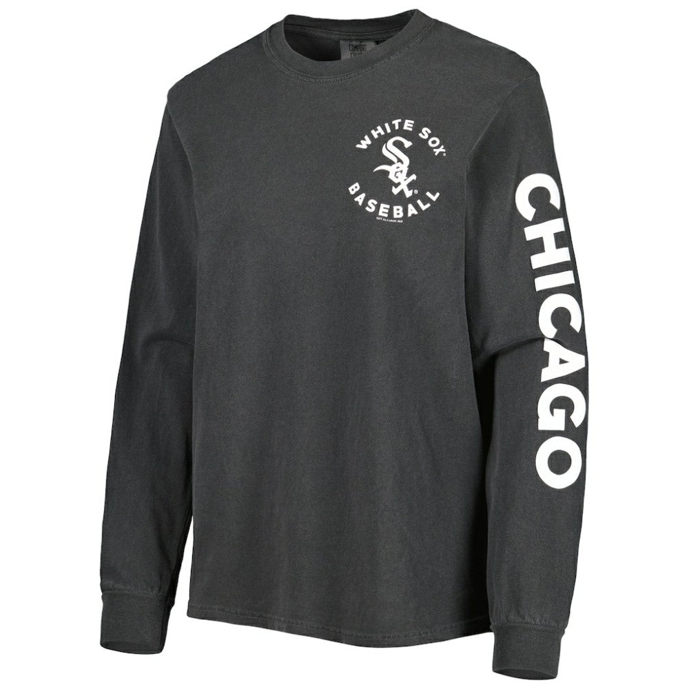 Chicago White Sox Soft as a Grape Women's Team Pigment Dye Long Sleeve T-Shirt Near Me