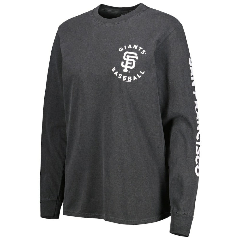San Francisco Giants Soft as a Grape Women's Team Pigment Dye Long Sleeve T-Shirt Near Me