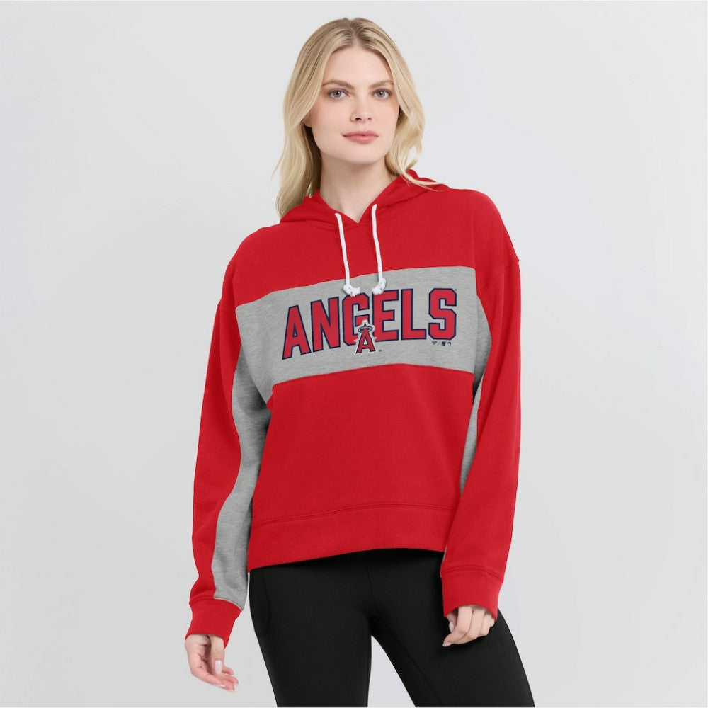 Los Angeles Angels Fanatics Women's Filled Stat Sheet Pullover Hoodie Near Me