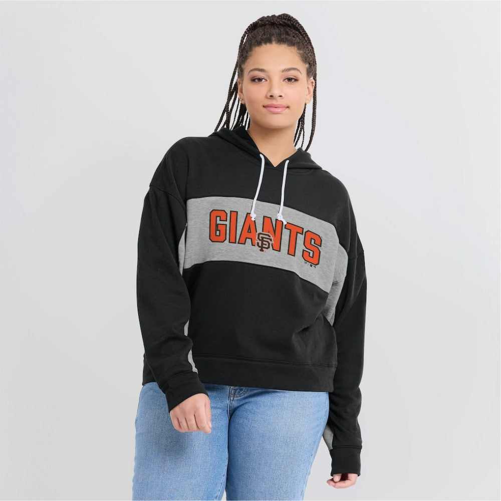 San Francisco Giants Fanatics Women's Filled Stat Sheet Pullover Hoodie Sale