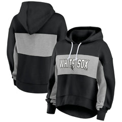 Chicago White Sox Fanatics Women's Filled Stat Sheet Pullover Hoodie Outlet