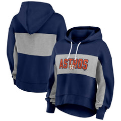 Houston Astros Fanatics Women's Filled Stat Sheet Pullover Hoodie Outlet