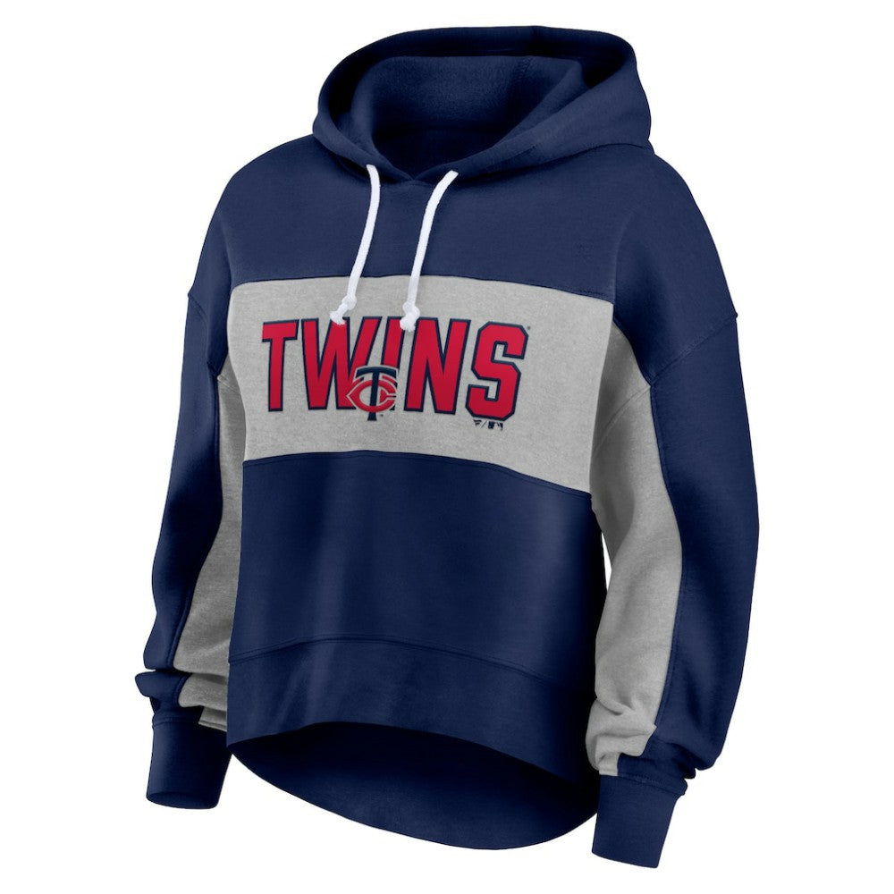 Minnesota Twins Fanatics Women's Filled Stat Sheet Pullover Hoodie Sale