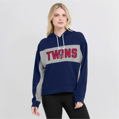 Minnesota Twins Fanatics Women's Filled Stat Sheet Pullover Hoodie Sale