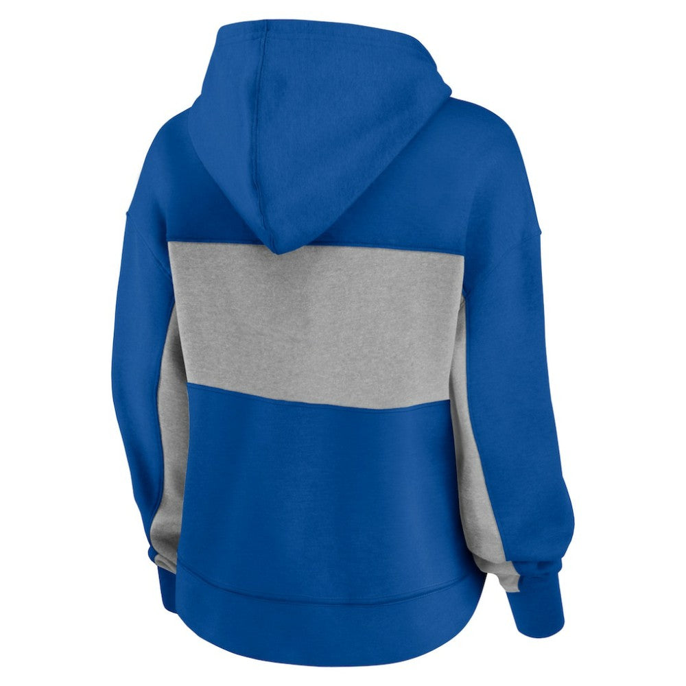 Chicago Cubs Fanatics Women's Filled Stat Sheet Pullover Hoodie Outlet