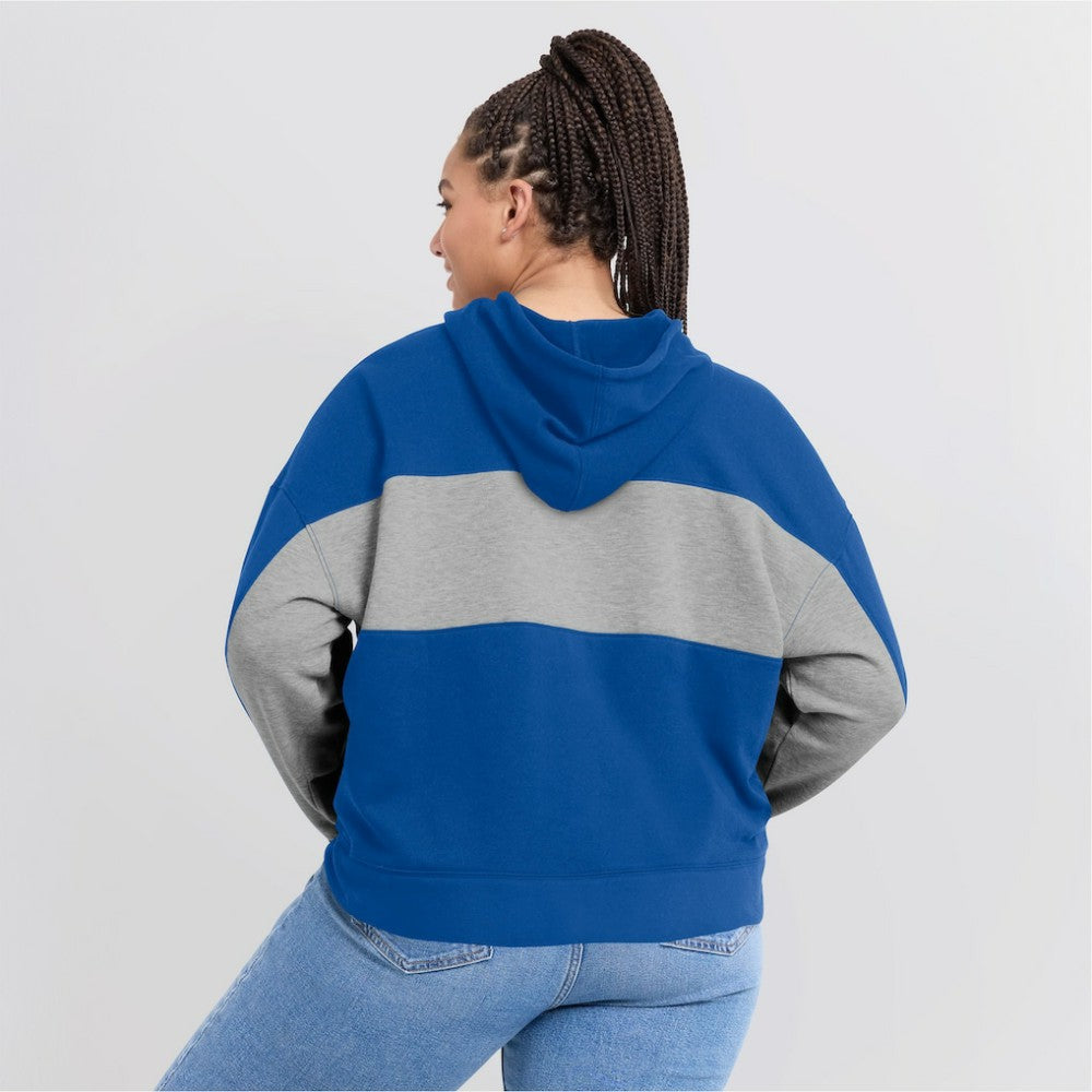Chicago Cubs Fanatics Women's Filled Stat Sheet Pullover Hoodie Outlet
