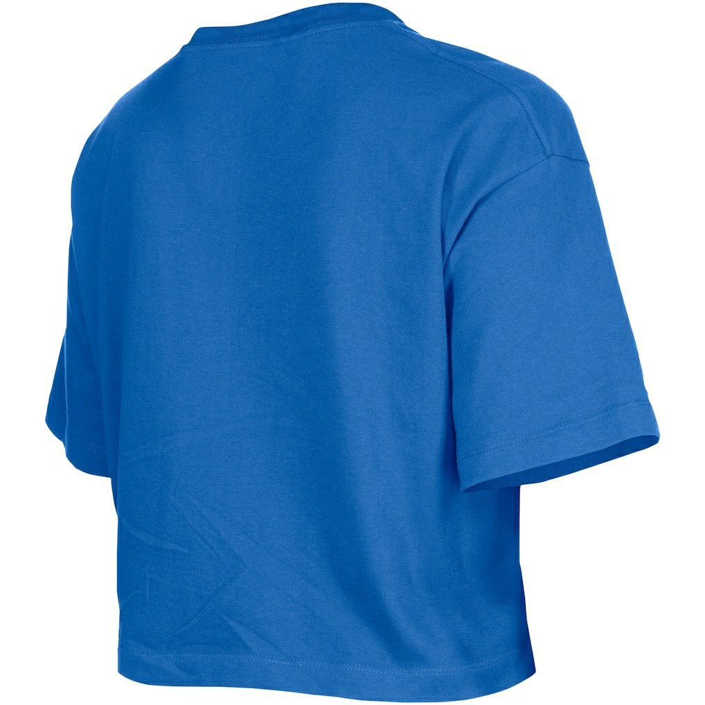 New Era Philadelphia 76ers Women's Cropped T-Shirt Royal