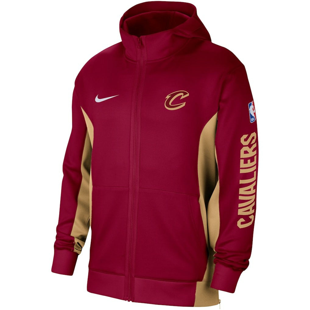 Nike Cleveland Cavaliers 2023/24 Authentic Showtime Full-Zip Hoodie Wine
