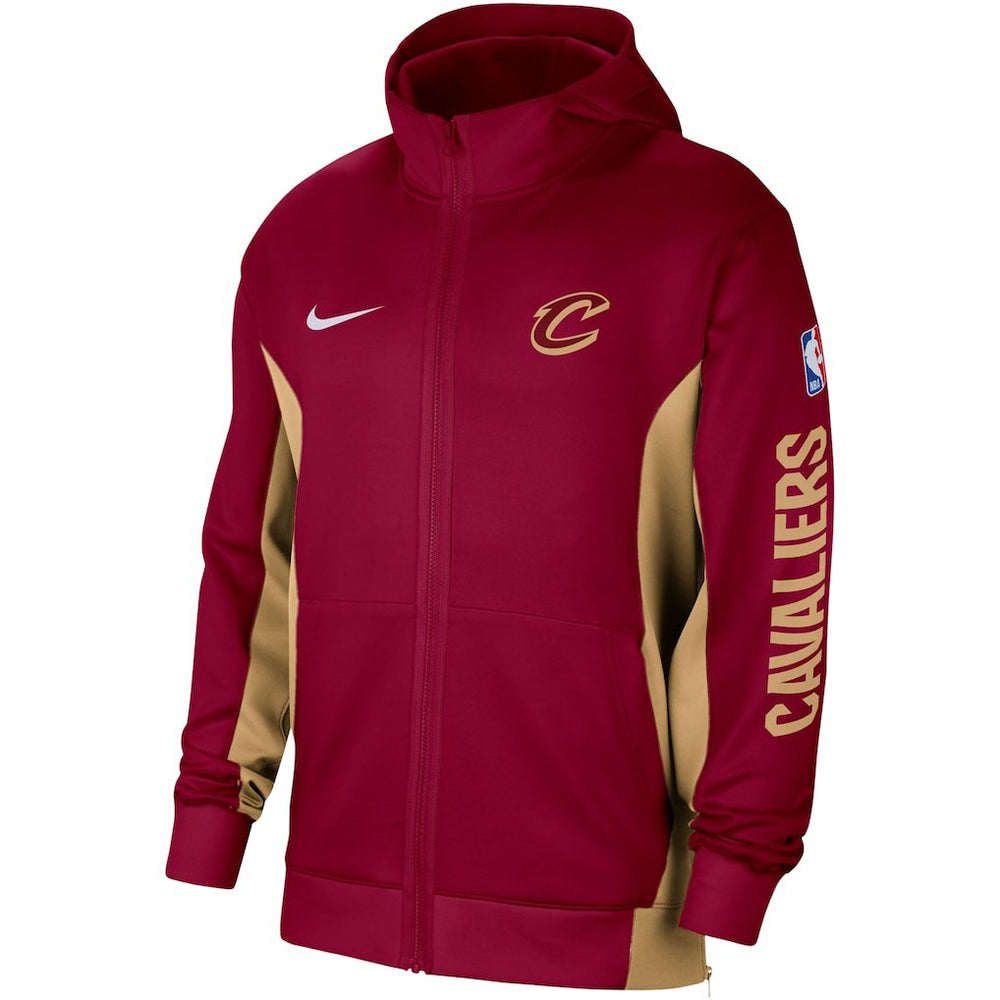 Nike Cleveland Cavaliers 2023/24 Authentic Showtime Full-Zip Hoodie Wine
