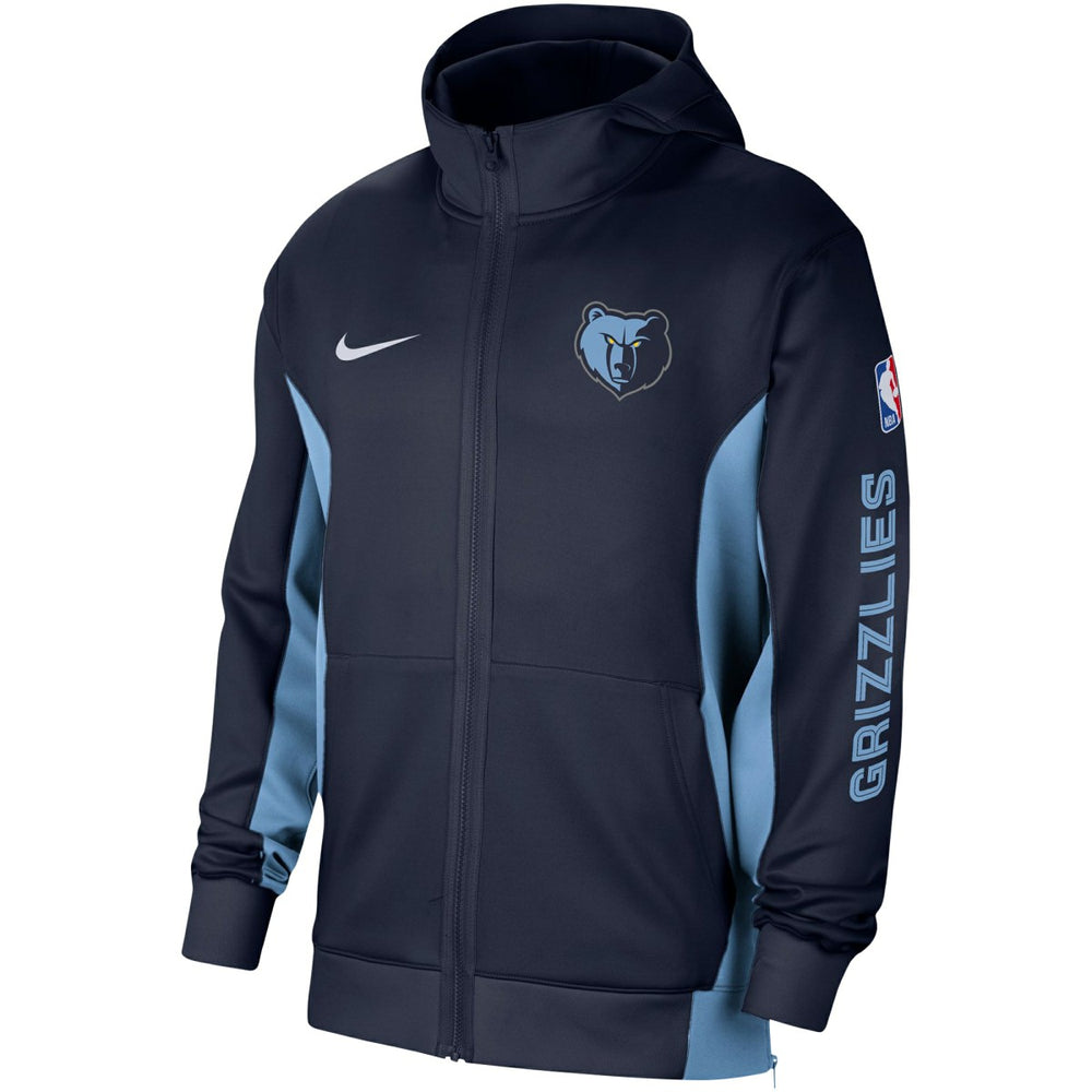 Nike Memphis Grizzlies 2023/24 Authentic Showtime Full-Zip Hoodie Navy