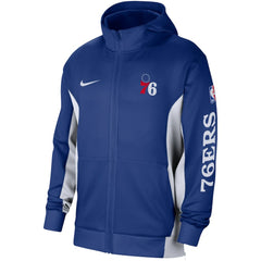 Nike Philadelphia 76ers 2023/24 Authentic Showtime Full-Zip Hoodie Royal