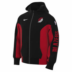 Nike Portland Trail Blazers 2023/24 Authentic Showtime Full-Zip Hoodie Black