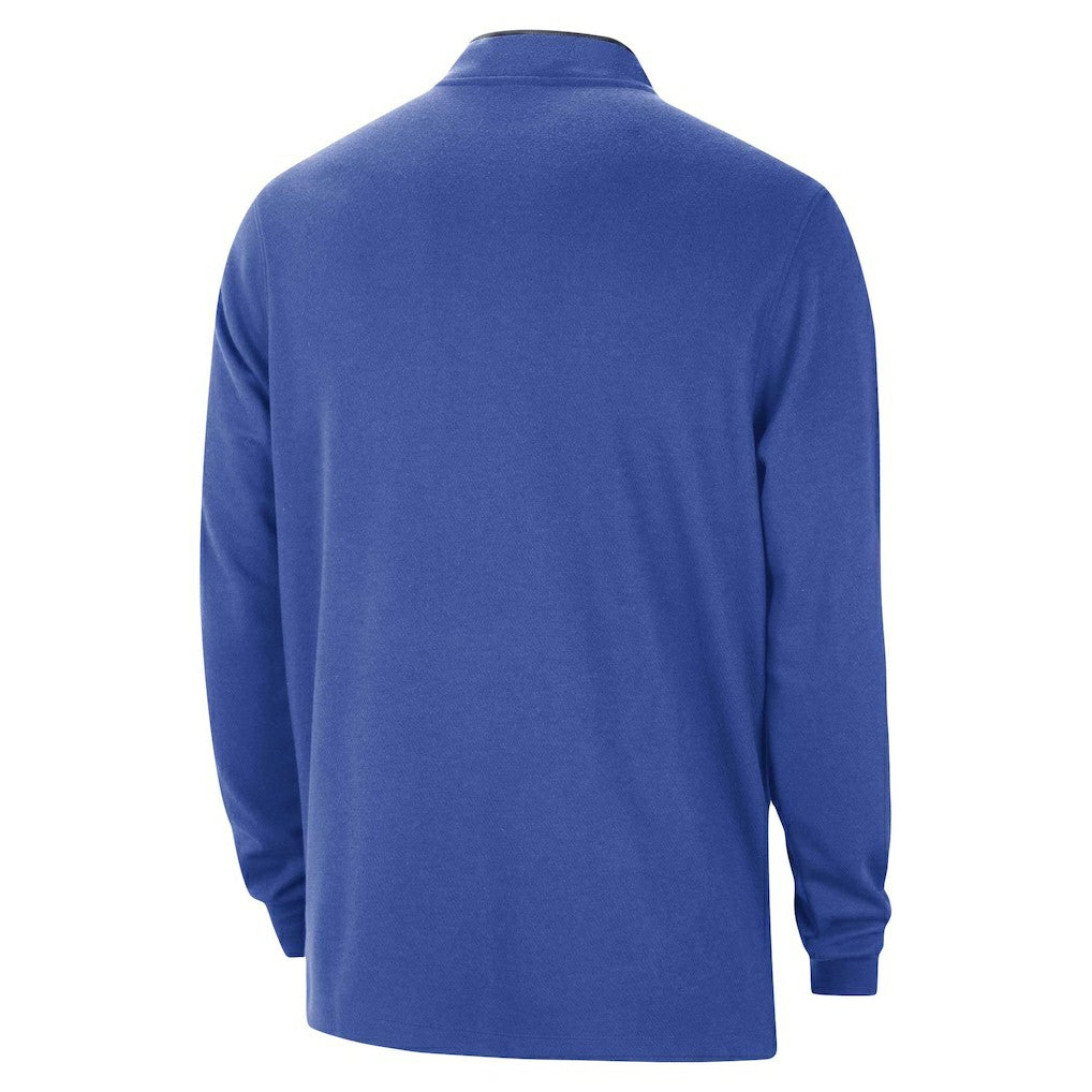 Nike Dallas Mavericks Authentic Performance Half-Zip Jacket Blue