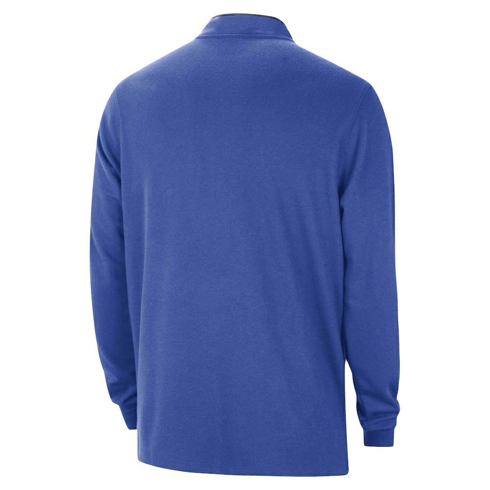 Nike Dallas Mavericks Authentic Performance Half-Zip Jacket Blue