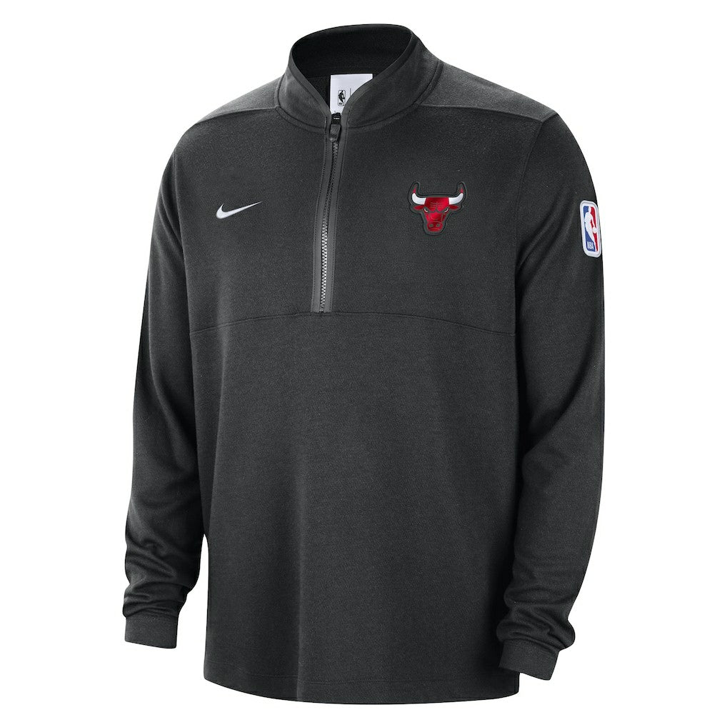 Nike Chicago Bulls Authentic Performance Half-Zip Jacket Black