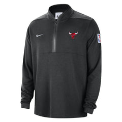 Nike Chicago Bulls Authentic Performance Half-Zip Jacket Black