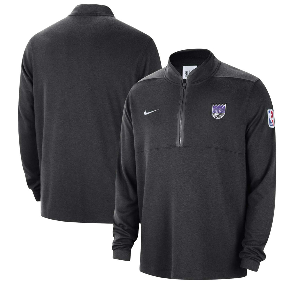 Nike Sacramento Kings Authentic Performance Half-Zip Jacket Black