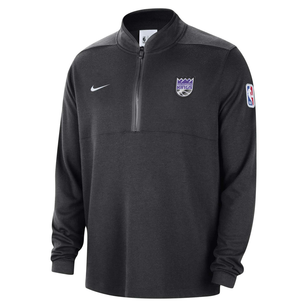 Nike Sacramento Kings Authentic Performance Half-Zip Jacket Black