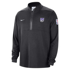 Nike Sacramento Kings Authentic Performance Half-Zip Jacket Black