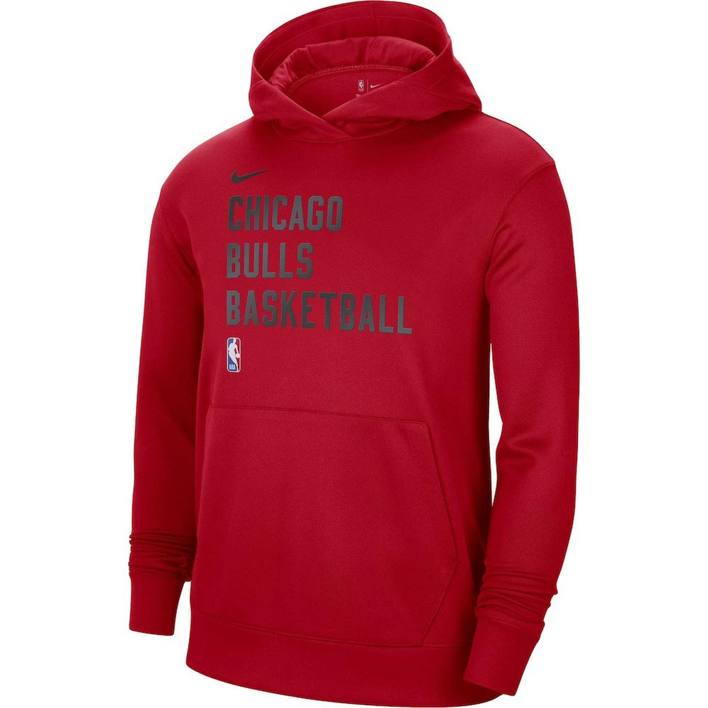 Nike Chicago Bulls Unisex 2023/24 Performance Spotlight On-Court Practice Pullover Hoodie Red