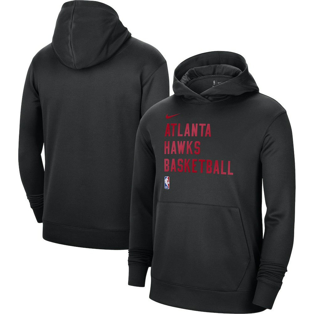 Nike Atlanta Hawks Unisex 2023/24 Performance Spotlight On-Court Practice Pullover Hoodie Black