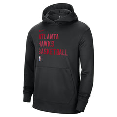 Nike Atlanta Hawks Unisex 2023/24 Performance Spotlight On-Court Practice Pullover Hoodie Black