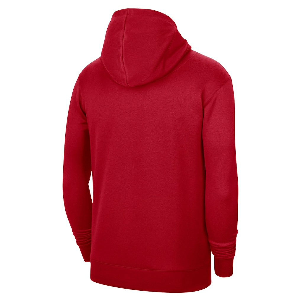Nike Atlanta Hawks Unisex 2023/24 Performance Spotlight On-Court Practice Pullover Hoodie Red