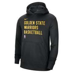 Nike Golden State Warriors Unisex 2023/24 Performance Spotlight On-Court Practice Pullover Hoodie Black