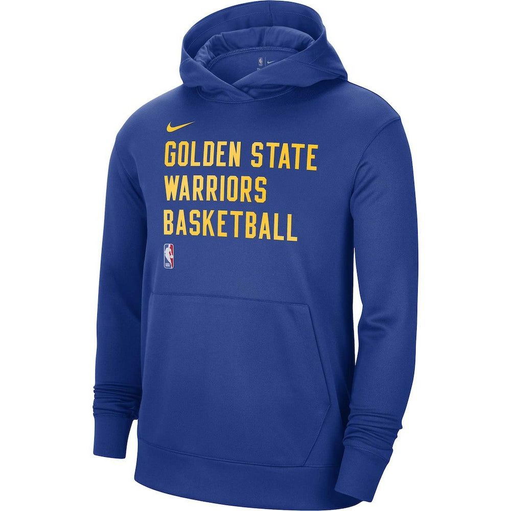 Nike Golden State Warriors Unisex 2023/24 Performance Spotlight On-Court Practice Pullover Hoodie Royal