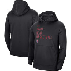 Nike Miami Heat Unisex 2023/24 Performance Spotlight On-Court Practice Pullover Hoodie Black