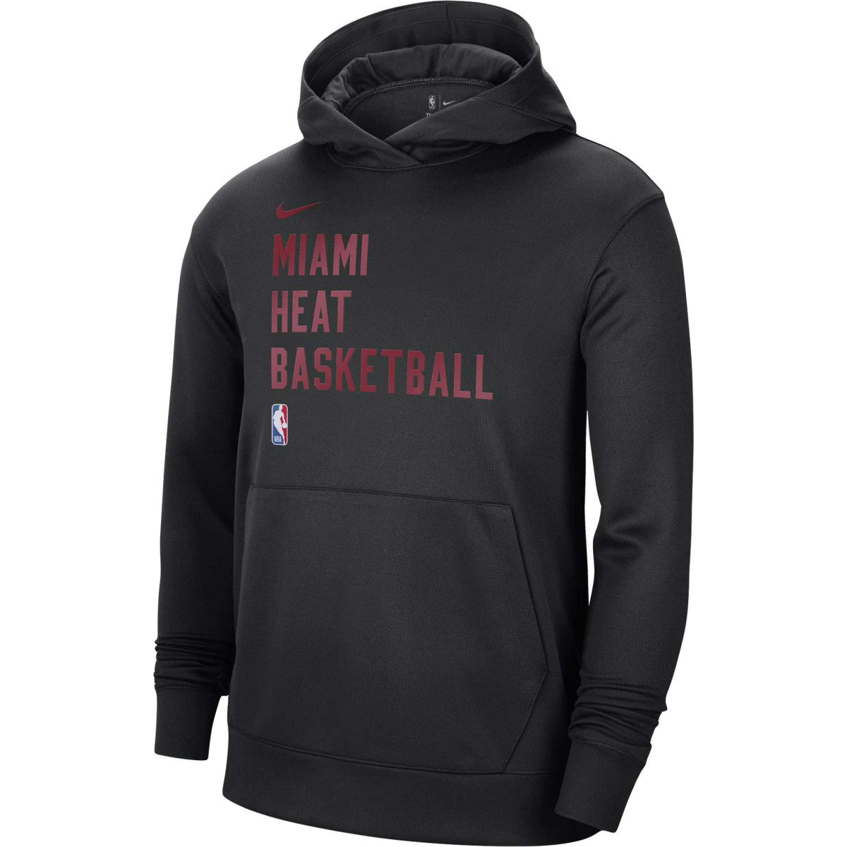 Nike Miami Heat Unisex 2023/24 Performance Spotlight On-Court Practice Pullover Hoodie Black
