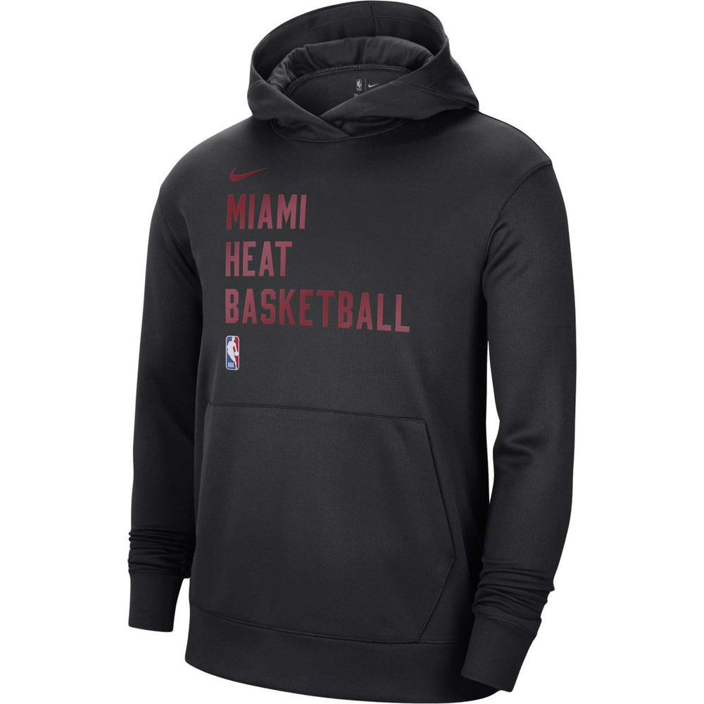 Nike Miami Heat Unisex 2023/24 Performance Spotlight On-Court Practice Pullover Hoodie Black