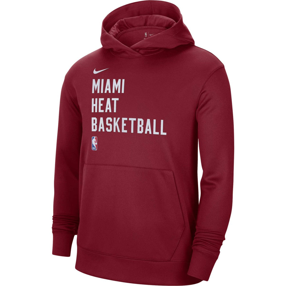 Nike Miami Heat Unisex 2023/24 Performance Spotlight On-Court Practice Pullover Hoodie Red