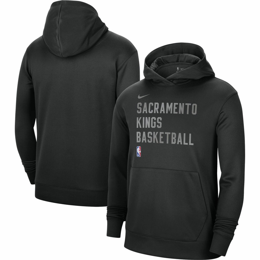 Nike Sacramento Kings Unisex 2023/24 Performance Spotlight On-Court Practice Pullover Hoodie Black
