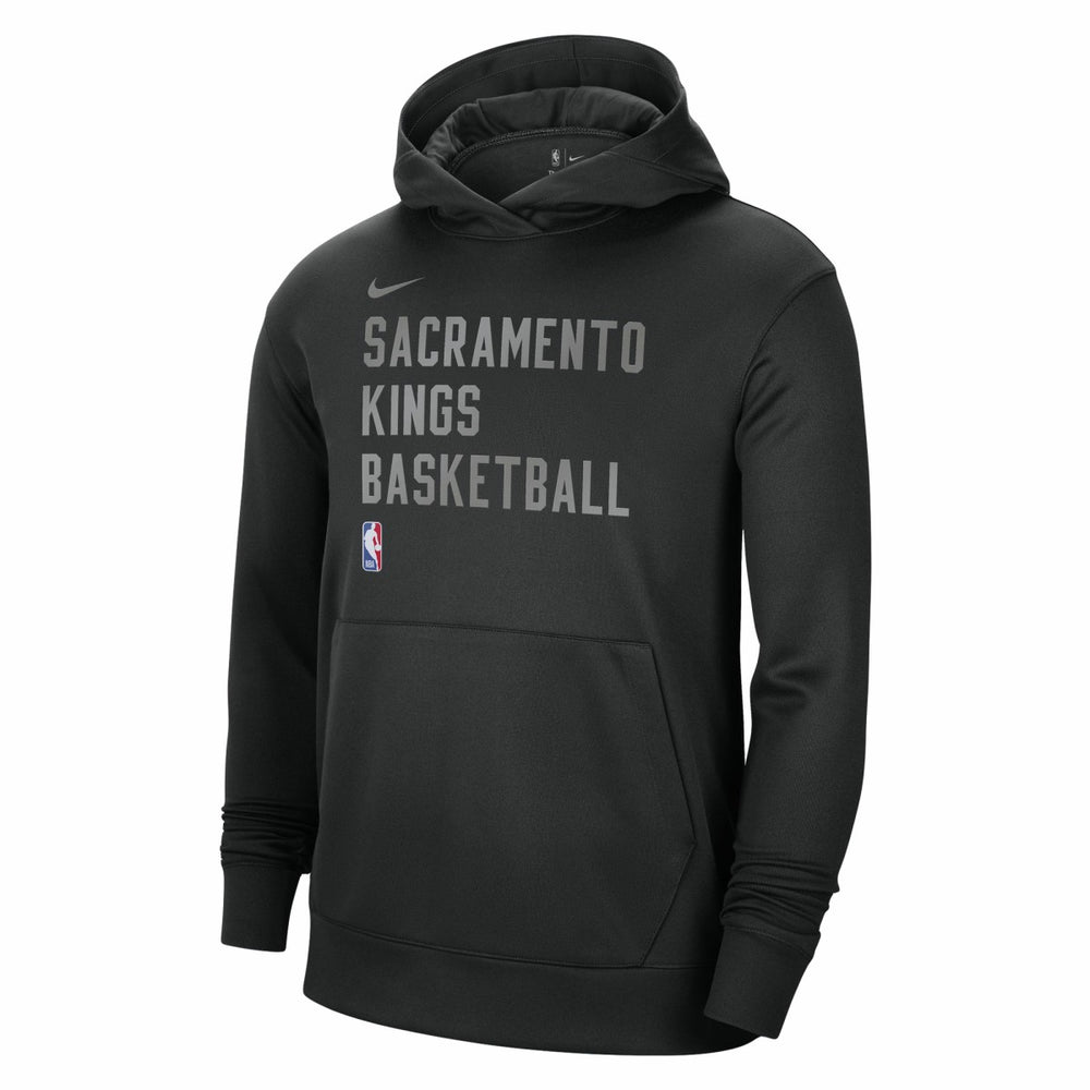 Nike Sacramento Kings Unisex 2023/24 Performance Spotlight On-Court Practice Pullover Hoodie Black