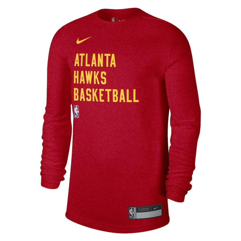 Nike Atlanta Hawks Unisex 2023/24 Legend On-Court Practice Long Sleeve T-Shirt Red